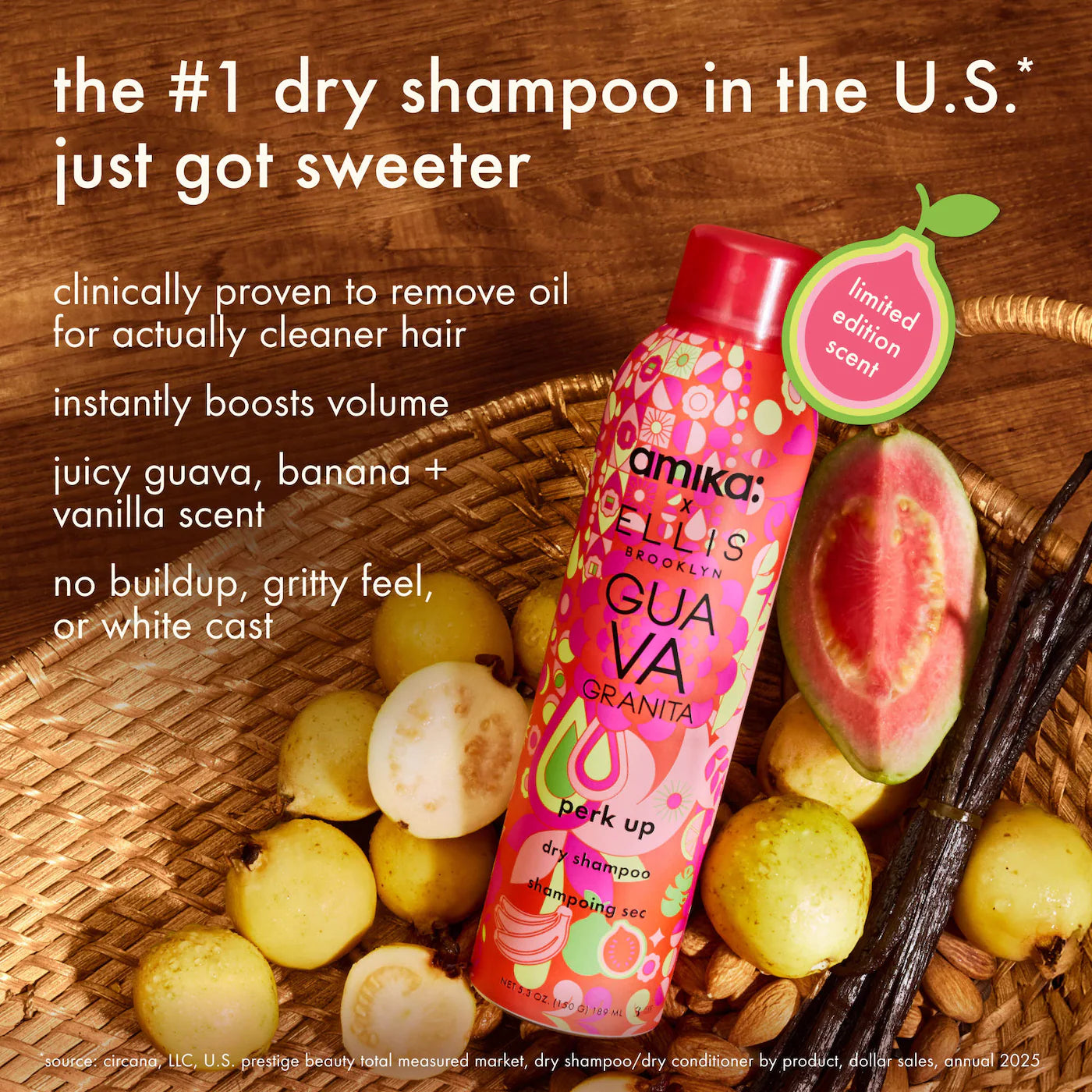 AMIKA Amika x Ellis Brooklyn Guava Granita Perk Up Dry Shampoo *PRE ORDER*