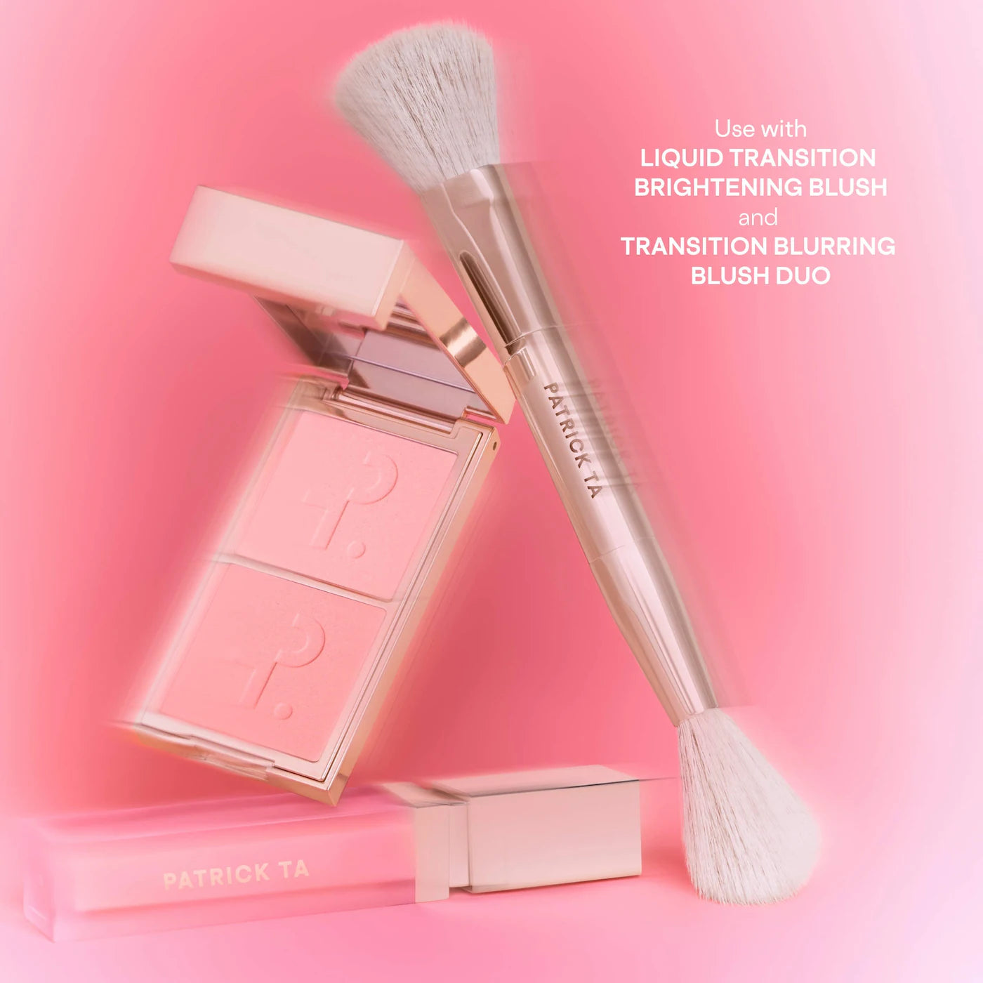 PATRICK TA Dual Ended Transition Blush Brush *PRE ORDER*