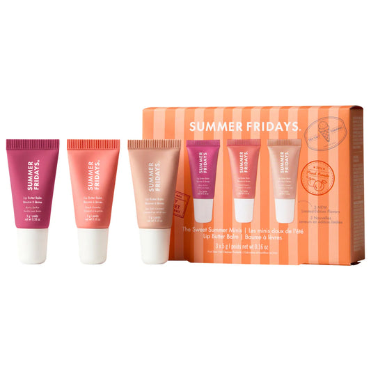 SUMMER FRIDAYS The Sweet Summer Minis Lip Butter Balm Trio Set *PRE ORDER*