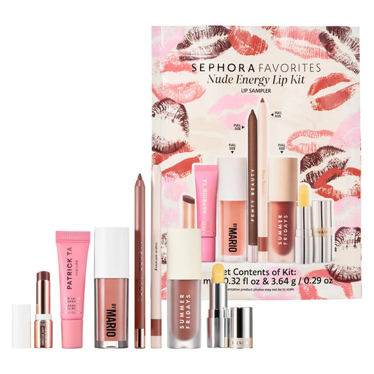 SEPHORA FAVORITES Nude Energy Lip Kit Makeup Set *PRE ORDER*
