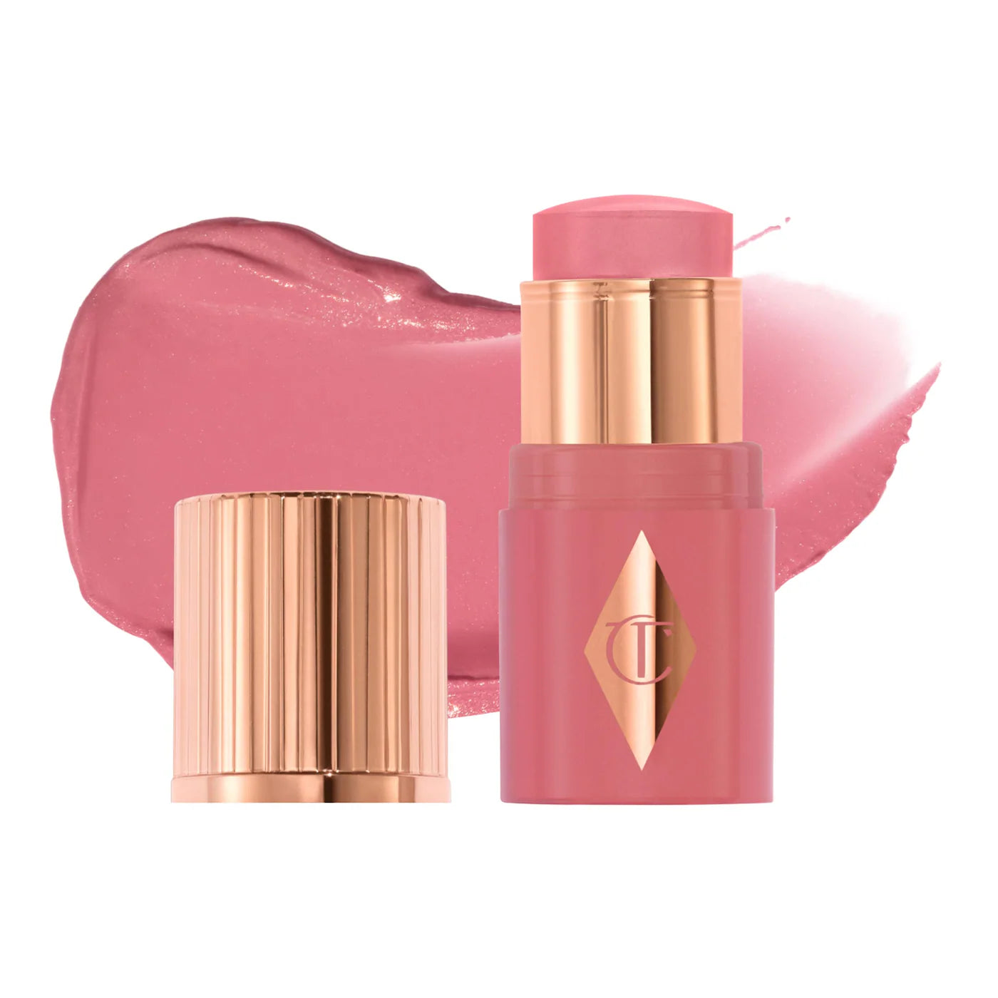 CHARLOTTE TILBURY Mini Unreal Lip + Cheek Glow Blush Stick with Hyaluronic Acid *PRE ORDER*