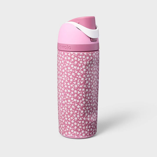 OWALA x Cat & Jack 16 fl oz Stainless Steel FreeSip Insulated Water Bottle - Itty Bitty Bouquet