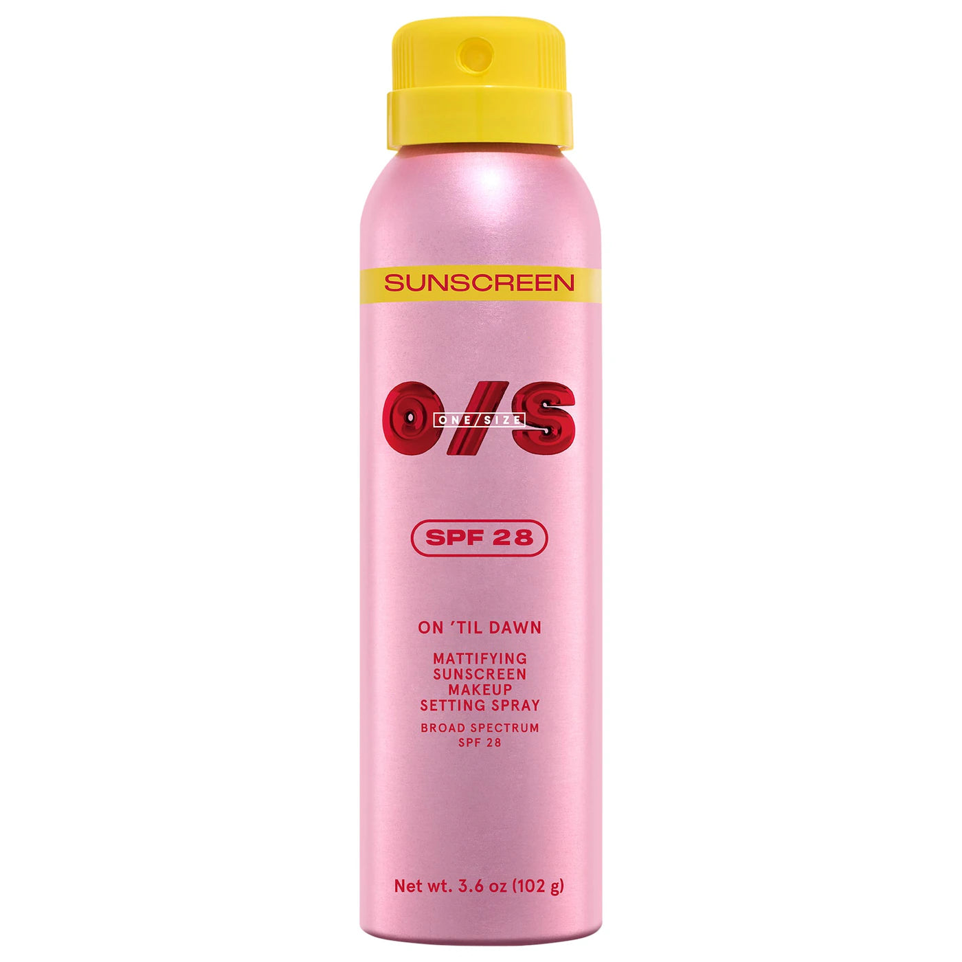 ONE SIZE On 'Til Dawn Mattifying Sunscreen Makeup Setting Spray SPF 28 *PRE ORDER*