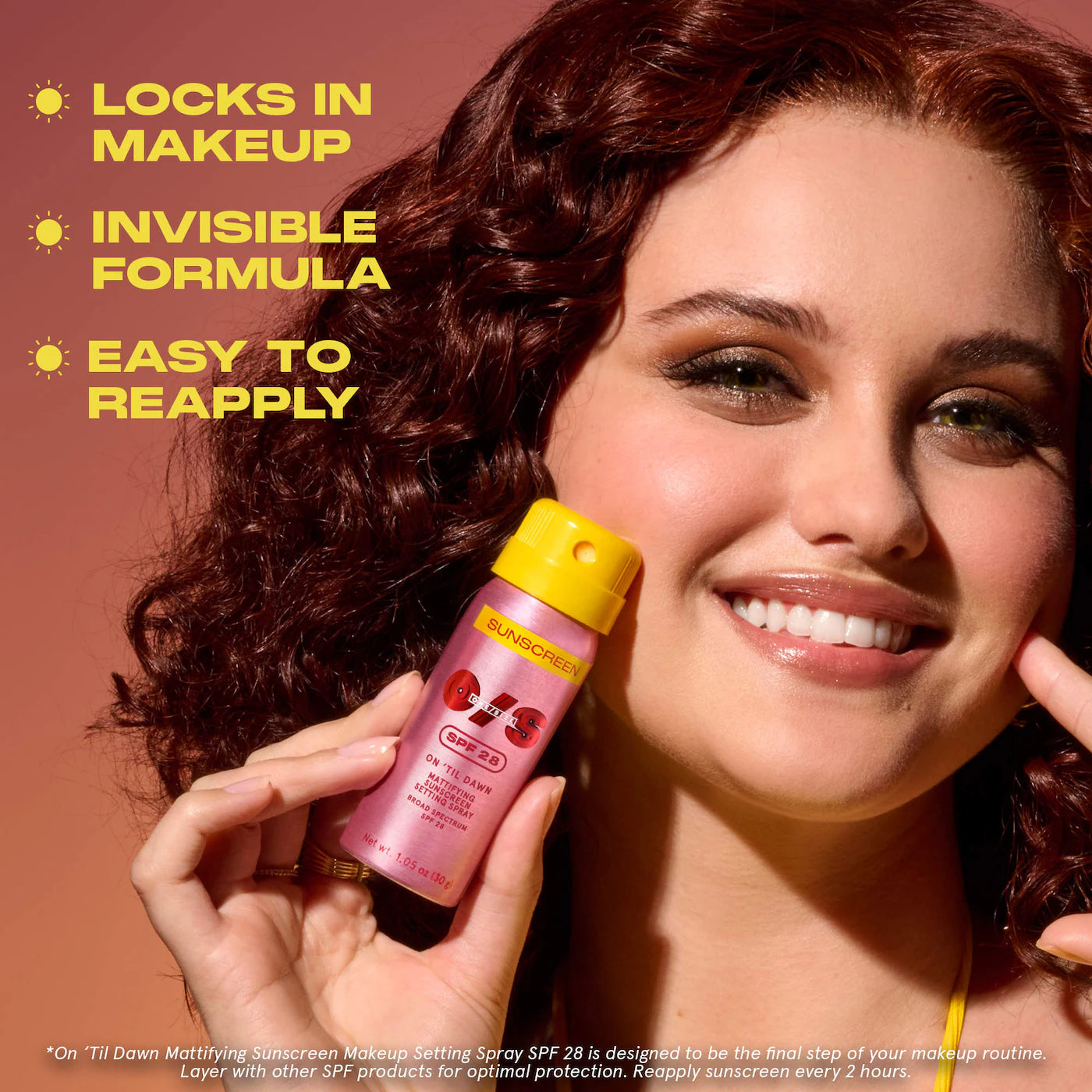 ONE SIZE On 'Til Dawn Mattifying Sunscreen Makeup Setting Spray SPF 28 *PRE ORDER*