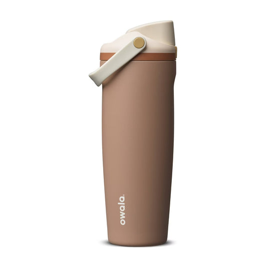 OWALA 30 fl oz Stainless Steel Special Edition FreeSip Sway Insulated Water Bottle - Brown Sugar *PRE ORDER*