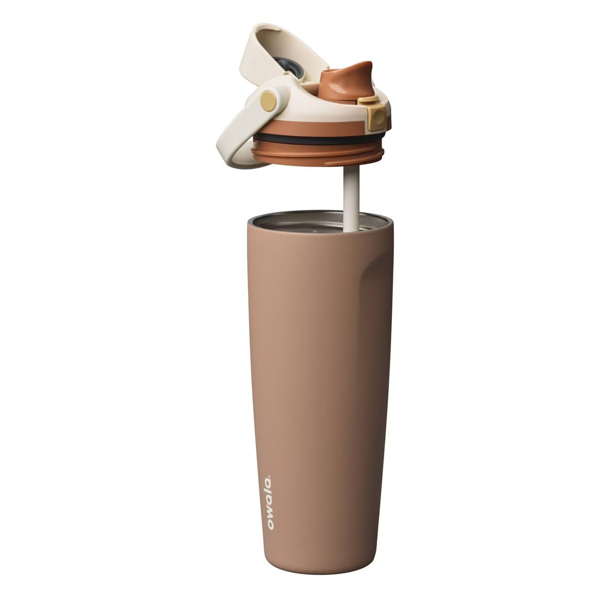 OWALA 30 fl oz Stainless Steel Special Edition FreeSip Sway Insulated Water Bottle - Brown Sugar *PRE ORDER*