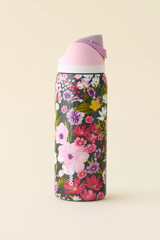 OWALA Exclusive Painted Meadow FreeSip 32 oz Water Bottle *PRE ORDER*