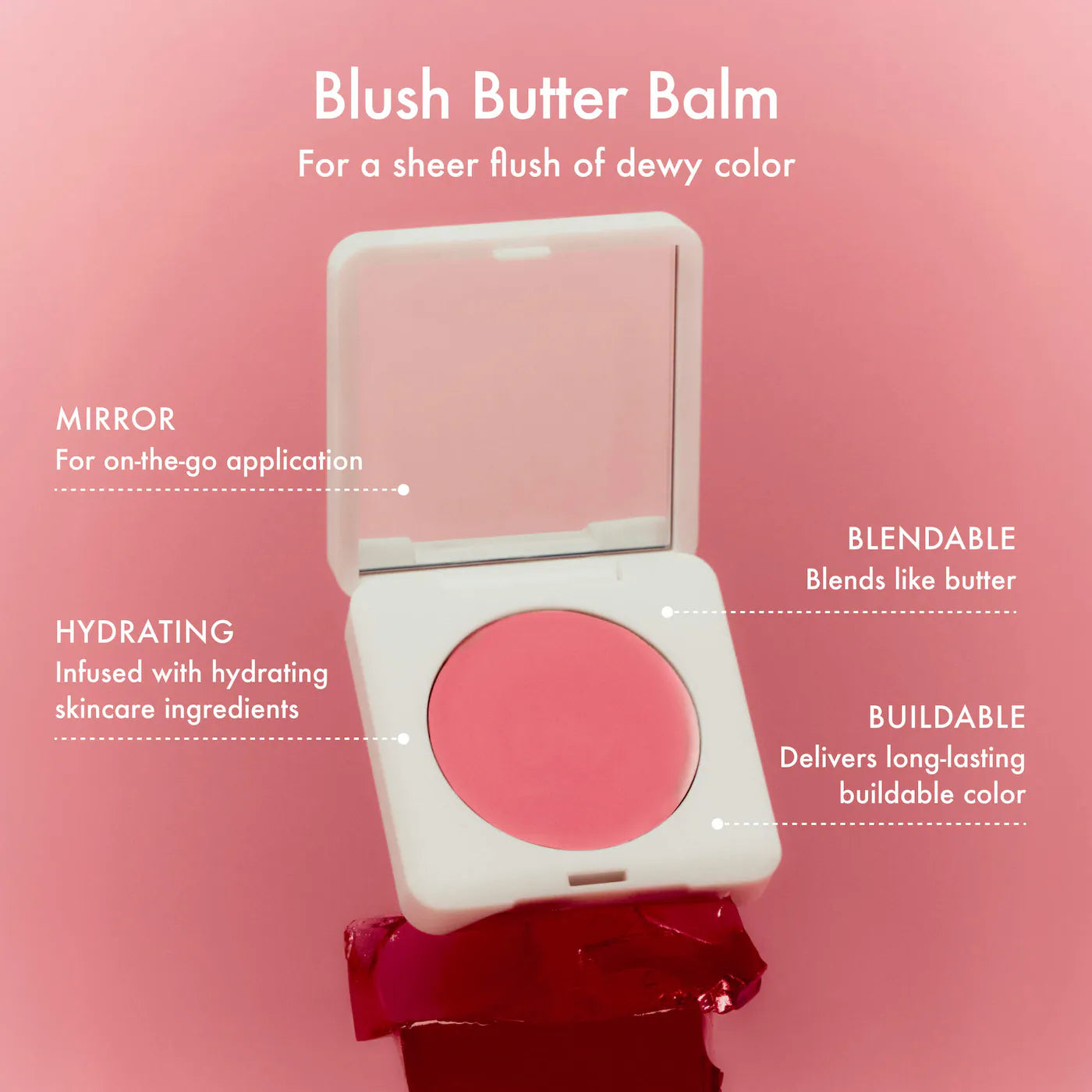 SUMMER FRIDAYS Blush Butter Balm Hydrating Cream Blush with Peptides *PRE ORDER*