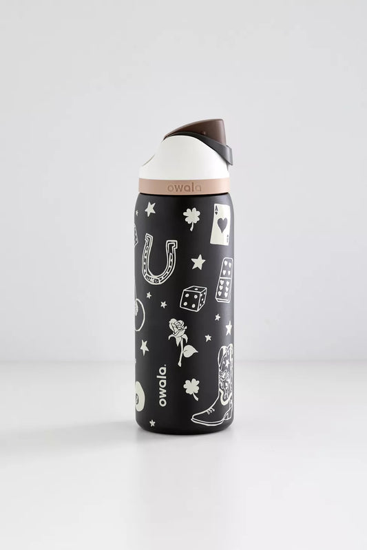 OWALA Exclusive FreeSip 32 oz Water Bottle Good Luck *PRE ORDER*