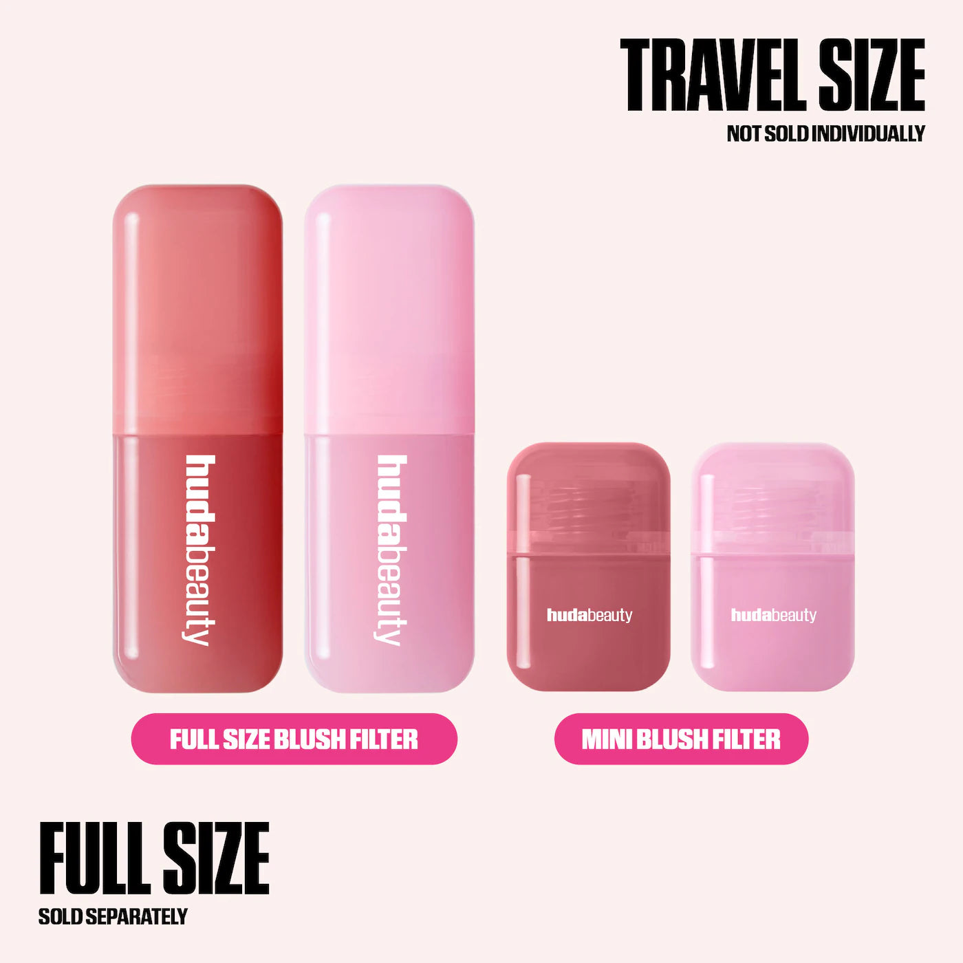 HUDA BEAUTY Mini Blush Mocktail Duos *PRE ORDER*