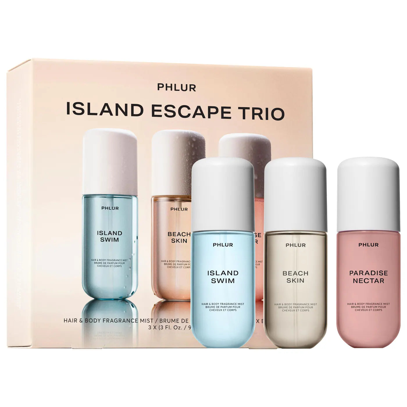 PHLUR Island Escape Body Mist Trio Set *PRE ORDER*