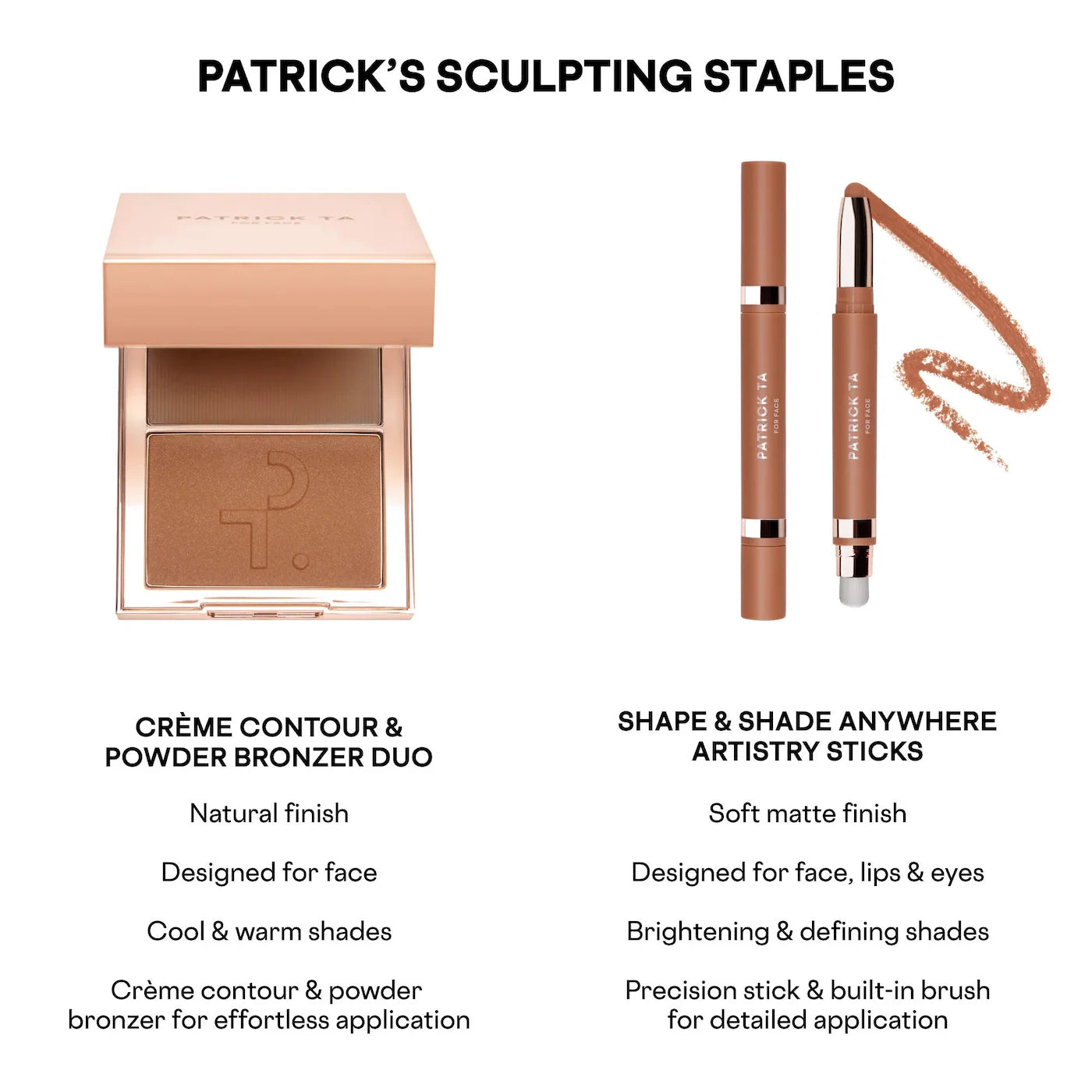 PATRICK TA Major Sculpt Shape & Shade Anywhere Artistry Stick. *PRE ORDER*