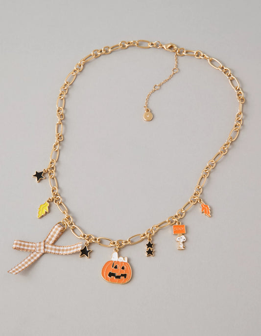 AMERICAN EAGLE AE Snoopy Fall Charm Necklace