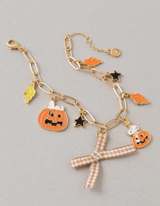 AMERICAN EAGLE AE Snoopy Fall Charm Bracelet