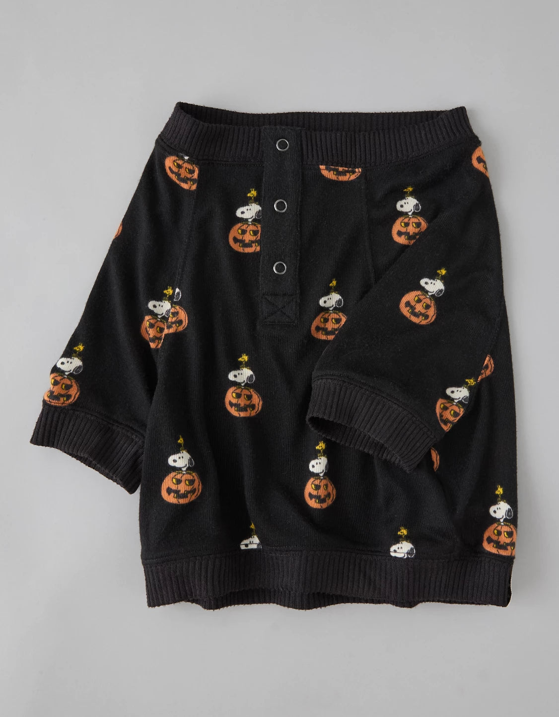 AMERICAN EAGLE ABO Luxe Plush Snoopy PJ Top