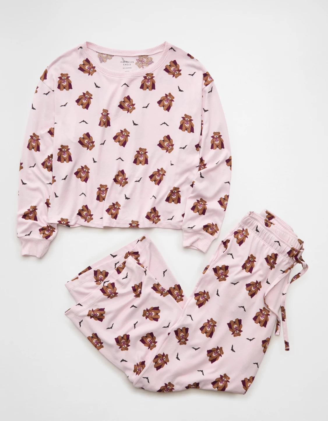 AMERICAN EAGLE AE Luxe Plush Long Sleeve + Pant PJ Set *PRE ORDER*