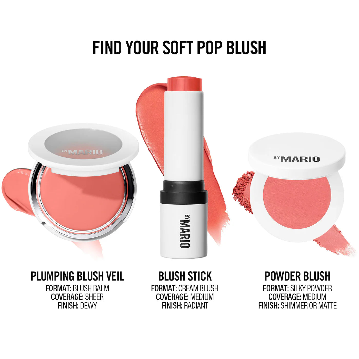 MAKEUP BY MARIO Soft Pop Cream Blush Stick *PRE ORDER*