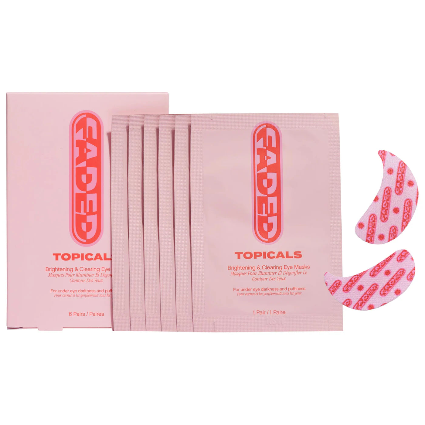 TOPICALS Faded Under Eye Brightening & Clearing Eye Masks *PRE ORDER*