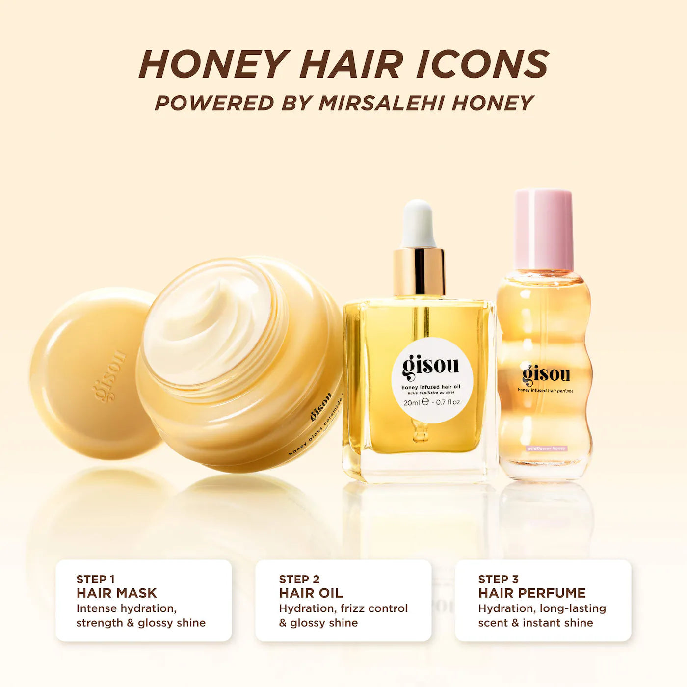 GISOU Honey Hair Icons Set *PRE ORDER*
