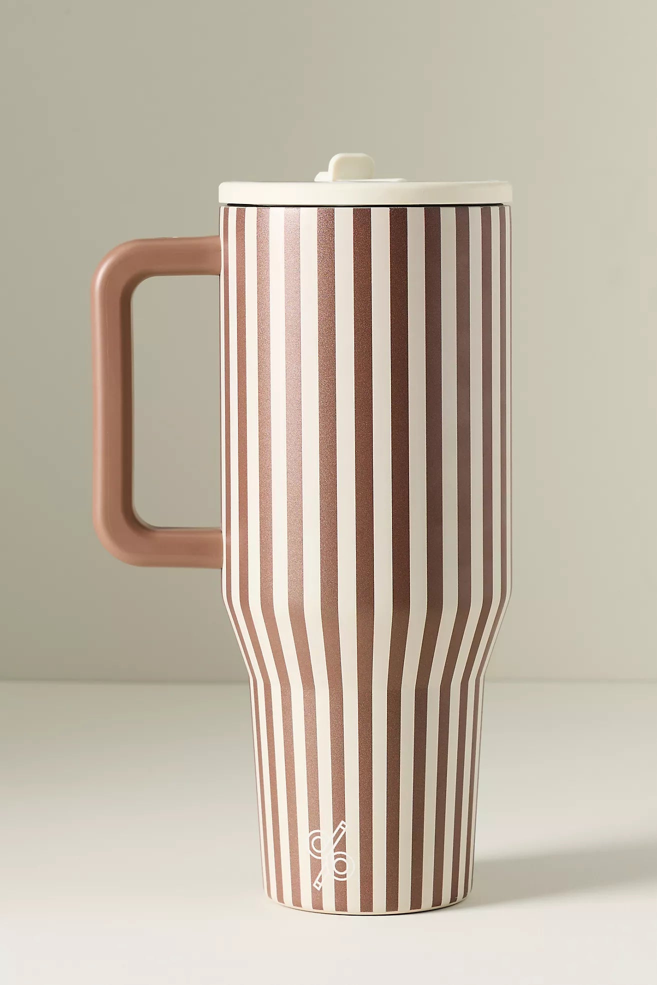 HydroJug x Anthropologie Traveler Water Bottle Daily Practice Neutral Stripe