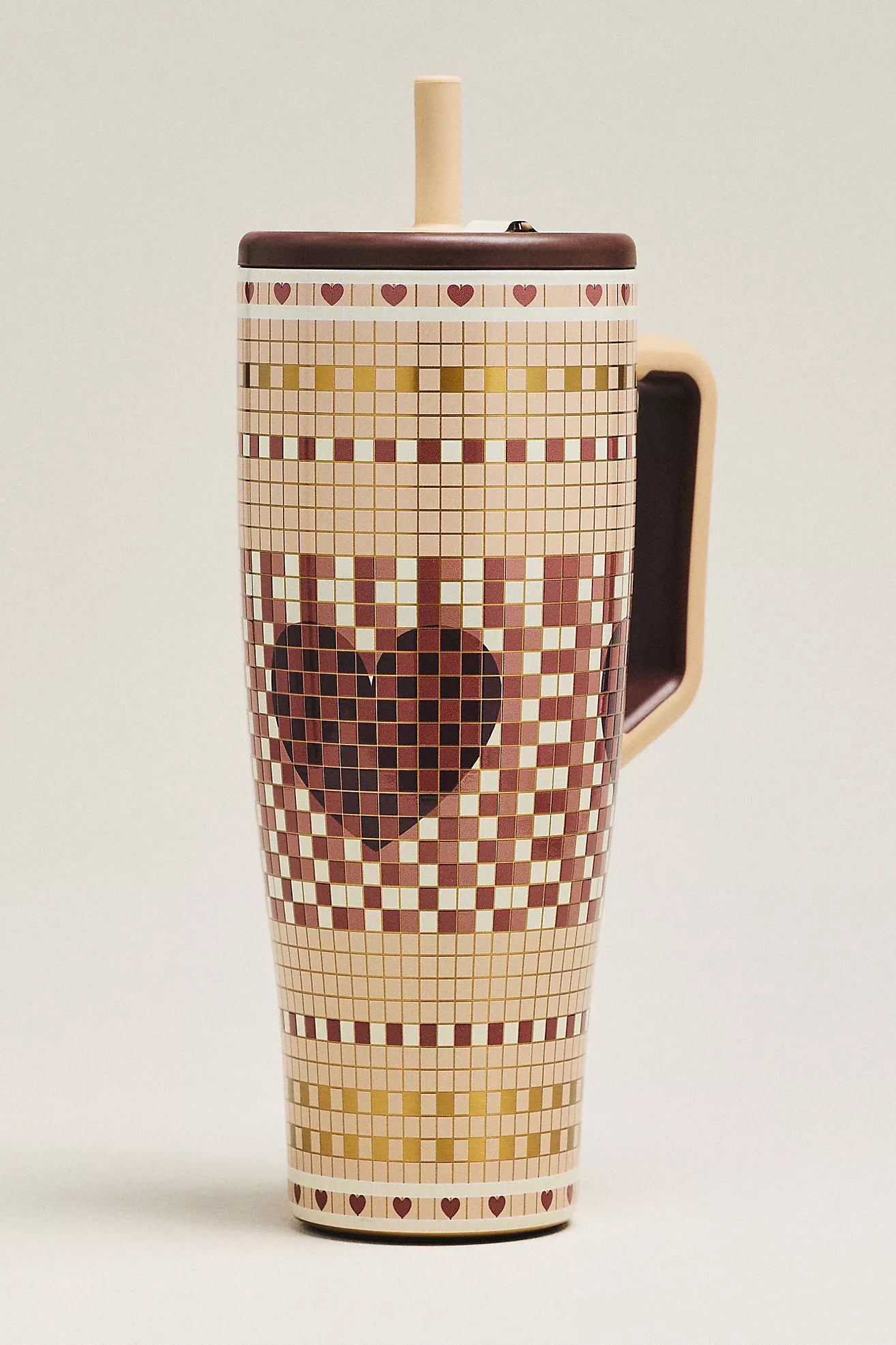 BrüMate Era Straw Tumbler Water Bottle Love You To Pieces