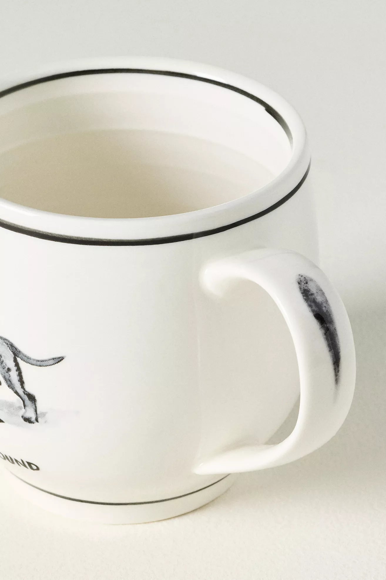 Molly Hatch Stoneware Halloween Dog Mug Witch Hound