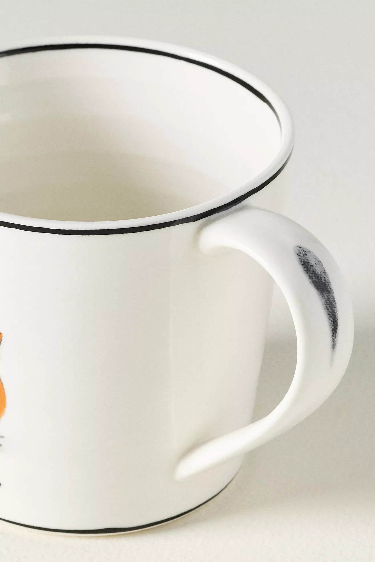 Molly Hatch Stoneware Halloween Dog Mug Devil Dog
