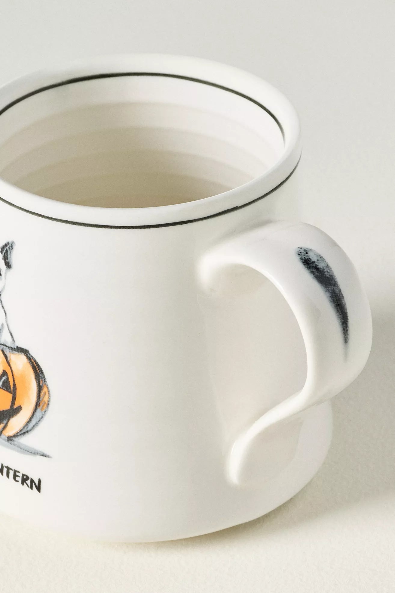 Molly Hatch Stoneware Halloween Dog Mug Jack-O-Lantern