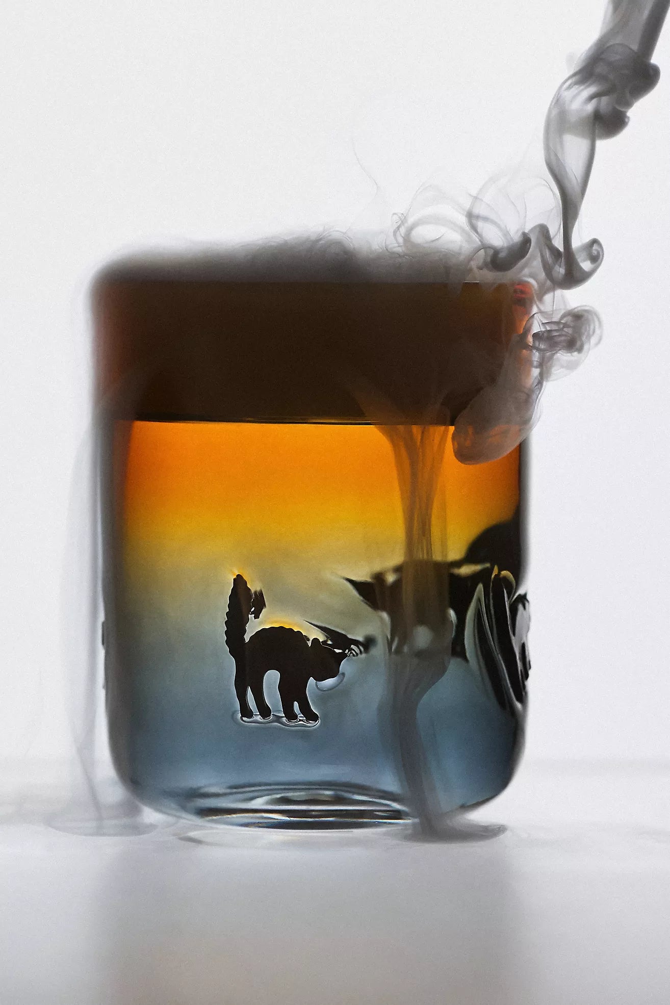 Mystic Halloween Icon Juice Glass Witch Ghost
