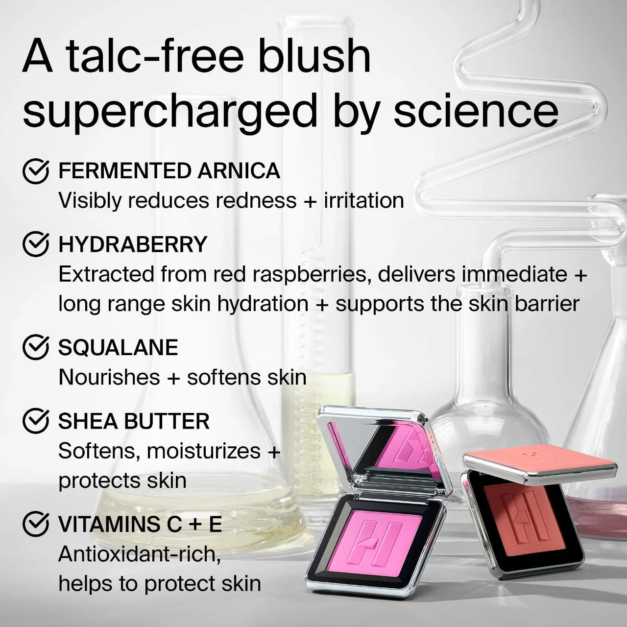 HAUS LABS Color Fuse Talc-Free Blush Powder With Fermented Arnica