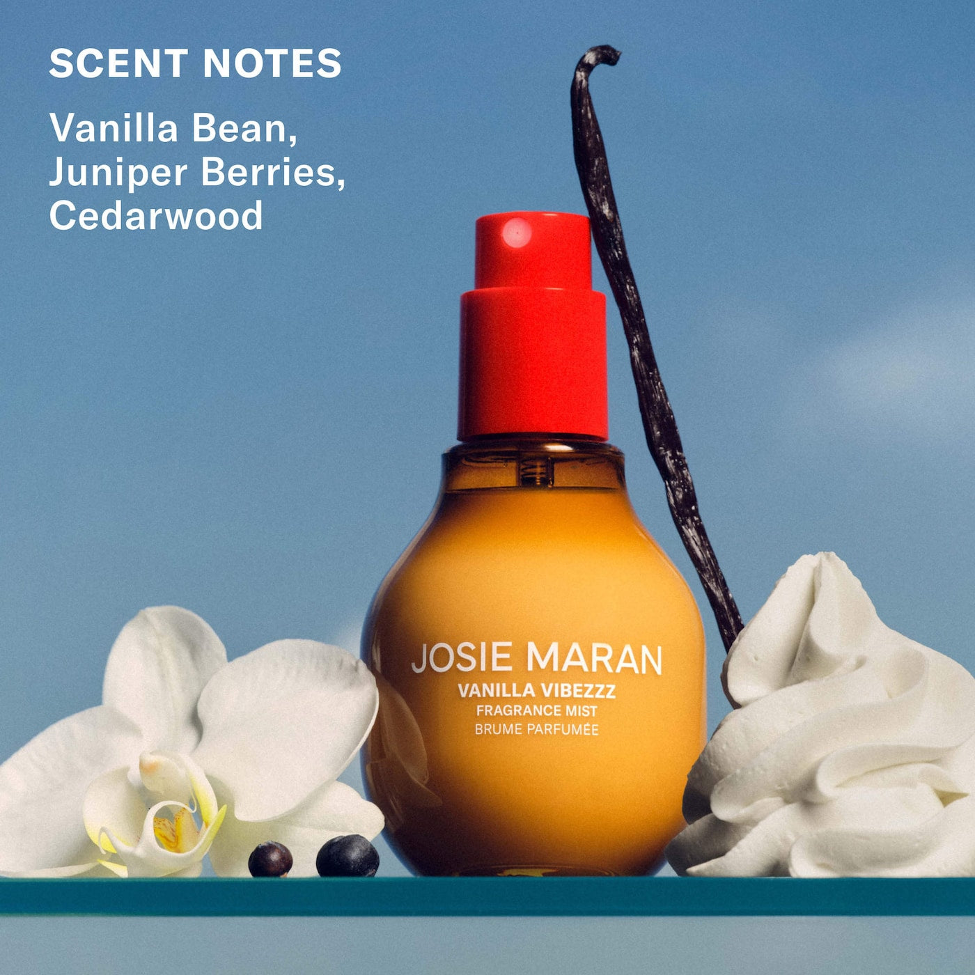 JOSIE MARAN Vanilla Vibezzz - Body + Hair Fragrance Mist with 100% Natural Scents *PRE ORDER*