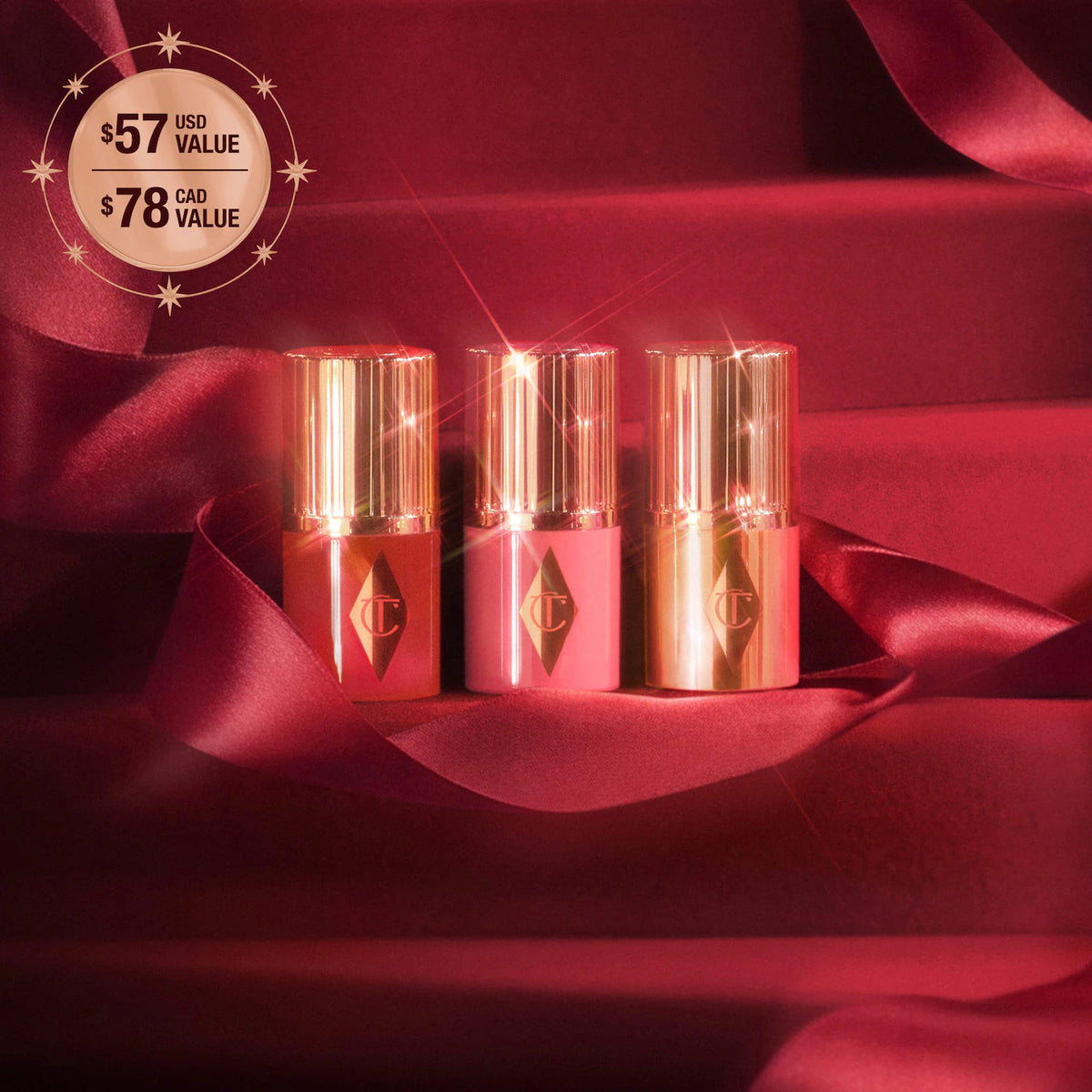 CHARLOTTE TILBURY Mini Unreal Blush + Glow Trio *PRE ORDER*