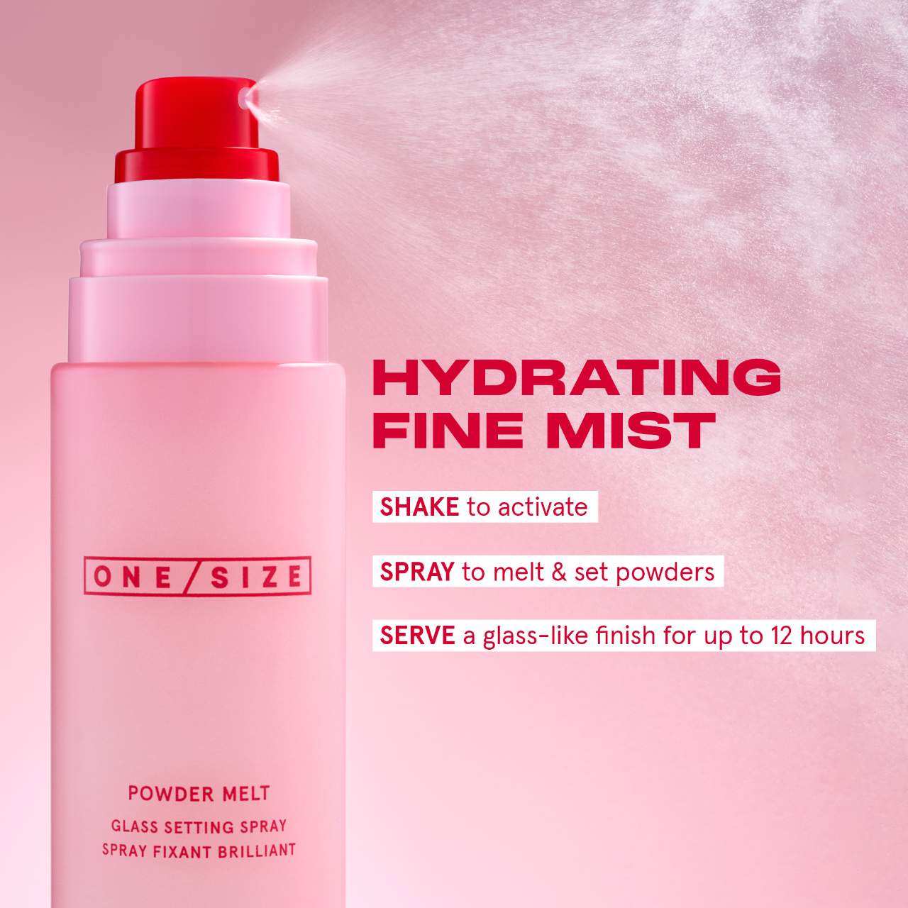 ONE SIZE Powder Melt Glass Setting Spray *PRE ORDER*