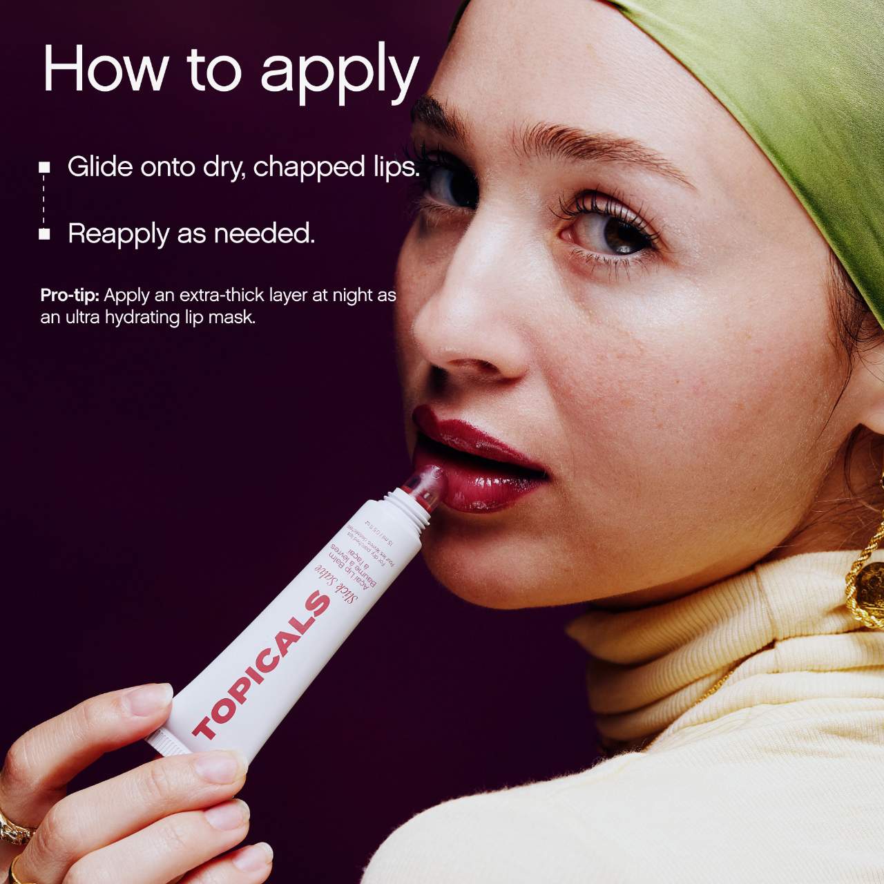 TOPICALS Slick Salve Glossy Lip Balm for Soothing + Hydration *PRE ORDER*