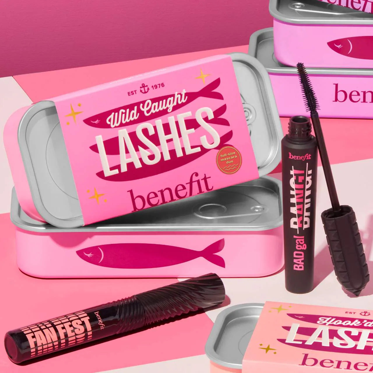 BENEFIT COSMETICS Wild Caught Lashes Volumizing Mascara Duo