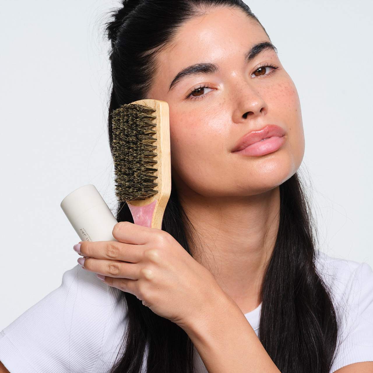 EMI JAY Mini Boar Bristle Hair Brush in Pink Sugar *PRE ORDER*