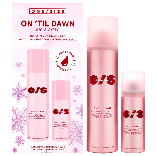 ONE SIZE On 'Til Dawn Mattifying Waterproof Setting Spray *PRE ORDER*