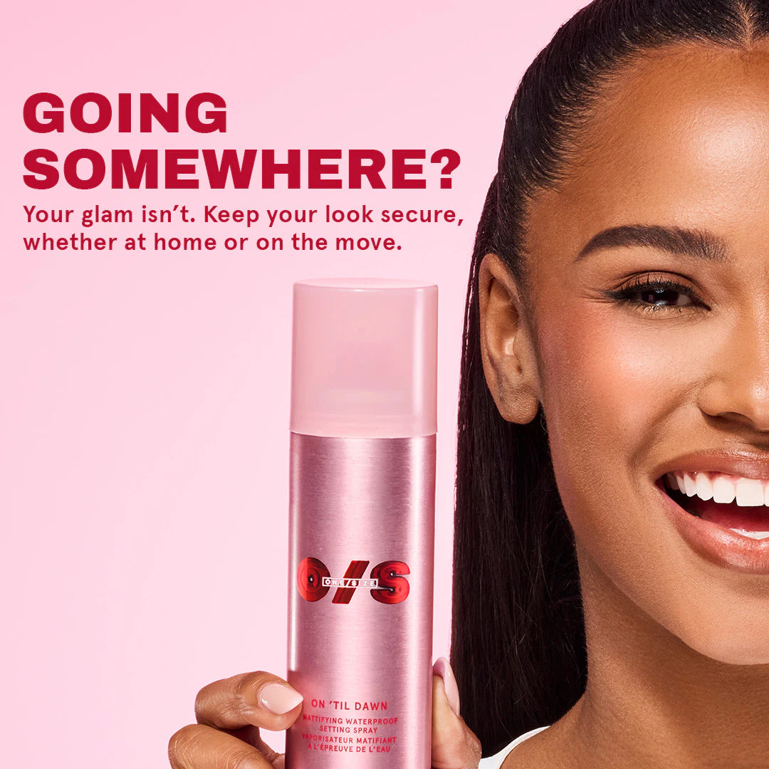 ONE SIZE On 'Til Dawn Mattifying Waterproof Setting Spray *PRE ORDER*