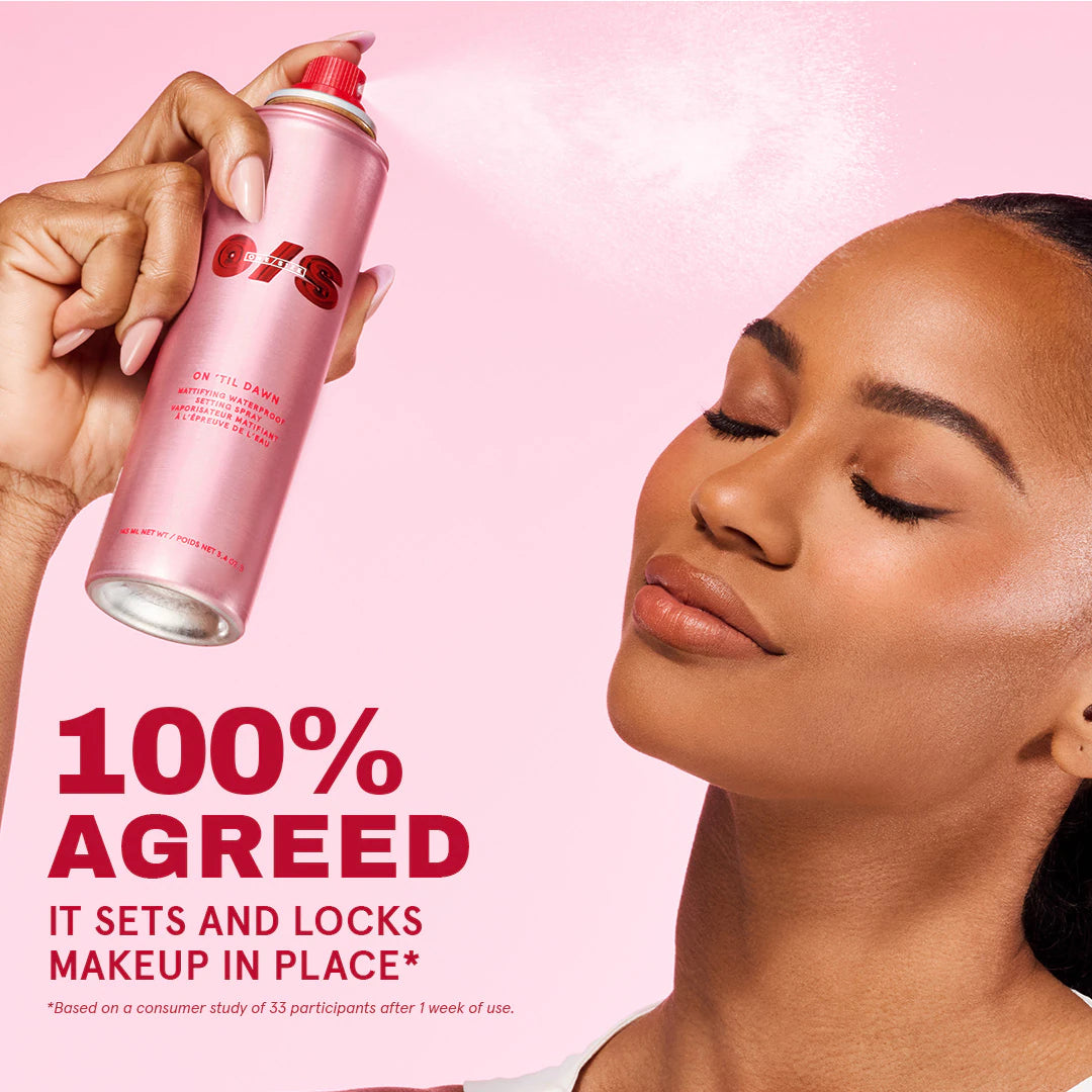 ONE SIZE On 'Til Dawn Mattifying Waterproof Setting Spray *PRE ORDER*