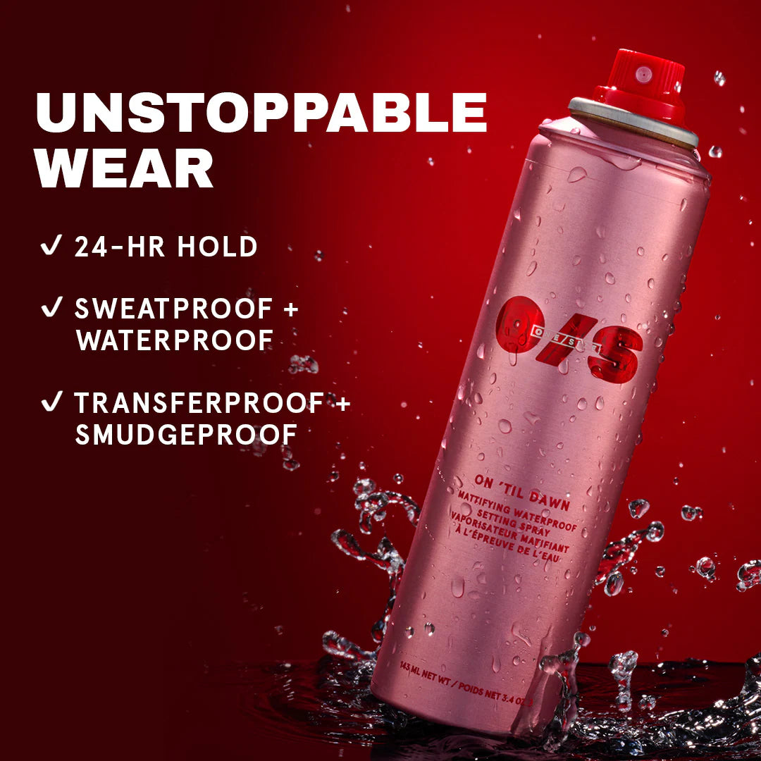 ONE SIZE On 'Til Dawn Mattifying Waterproof Setting Spray *PRE ORDER*