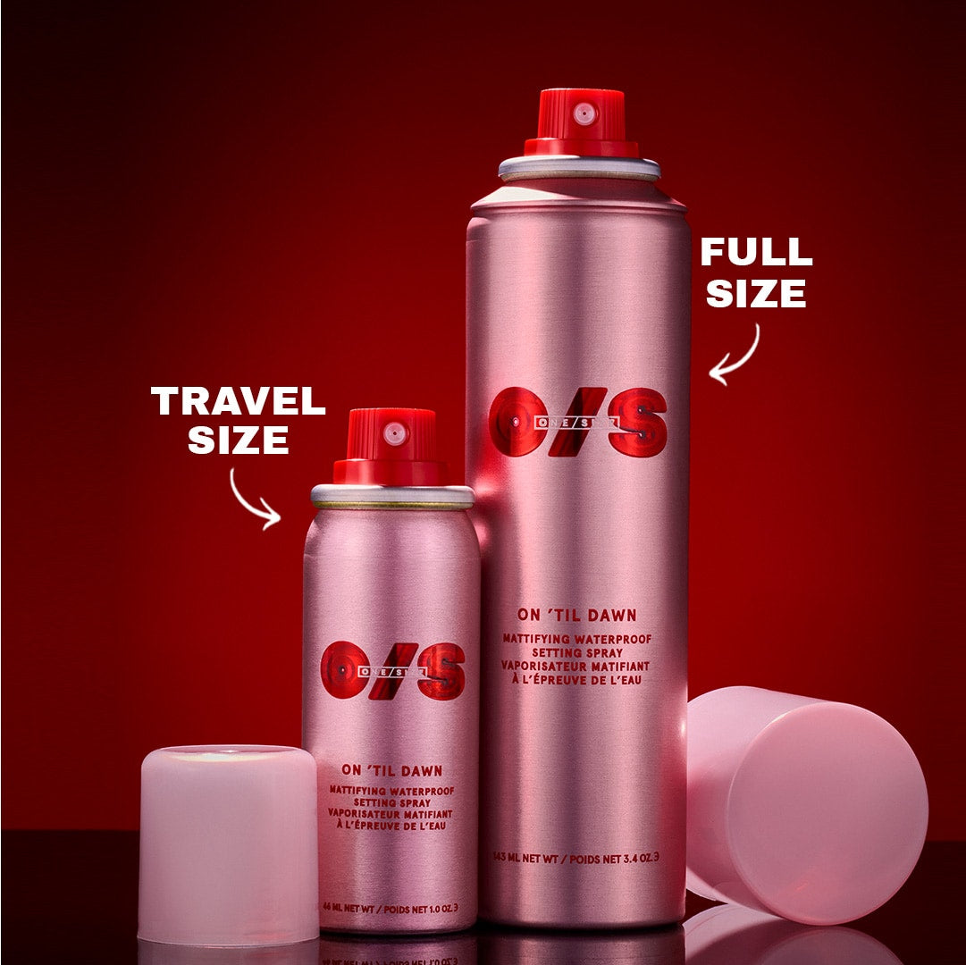 ONE SIZE On 'Til Dawn Mattifying Waterproof Setting Spray *PRE ORDER*