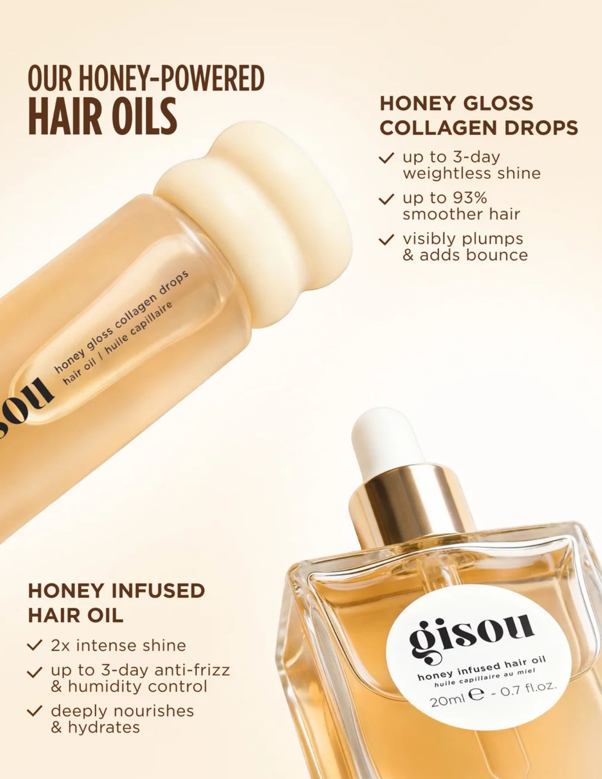 GISOU HONEY HAIR OIL DUO