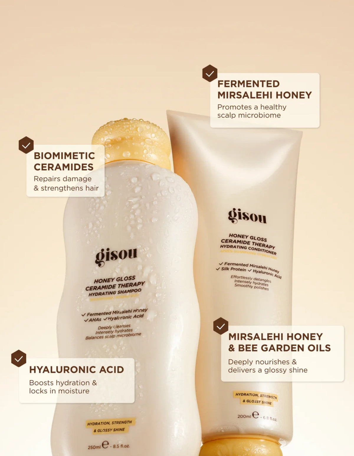 GISOU HONEY GLOSS HAIR ROUTINE