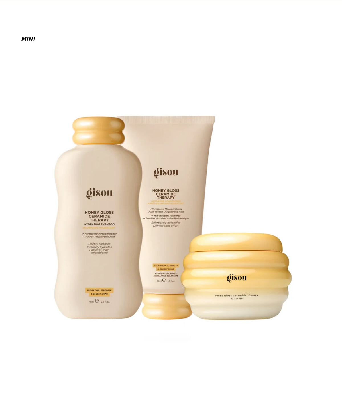 GISOU MINI HAIR THERAPY TRIO