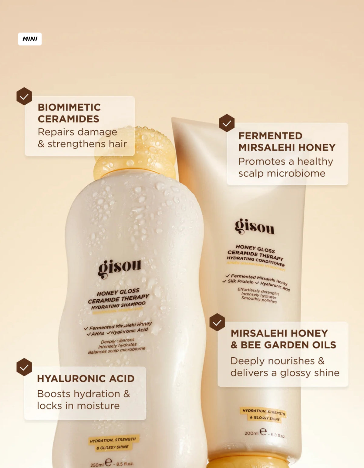 GISOU MINI HAIR THERAPY TRIO
