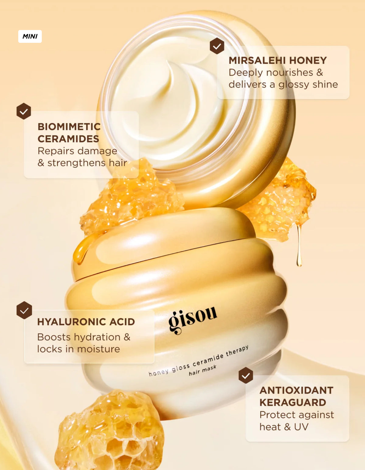 GISOU MINI HAIR THERAPY TRIO