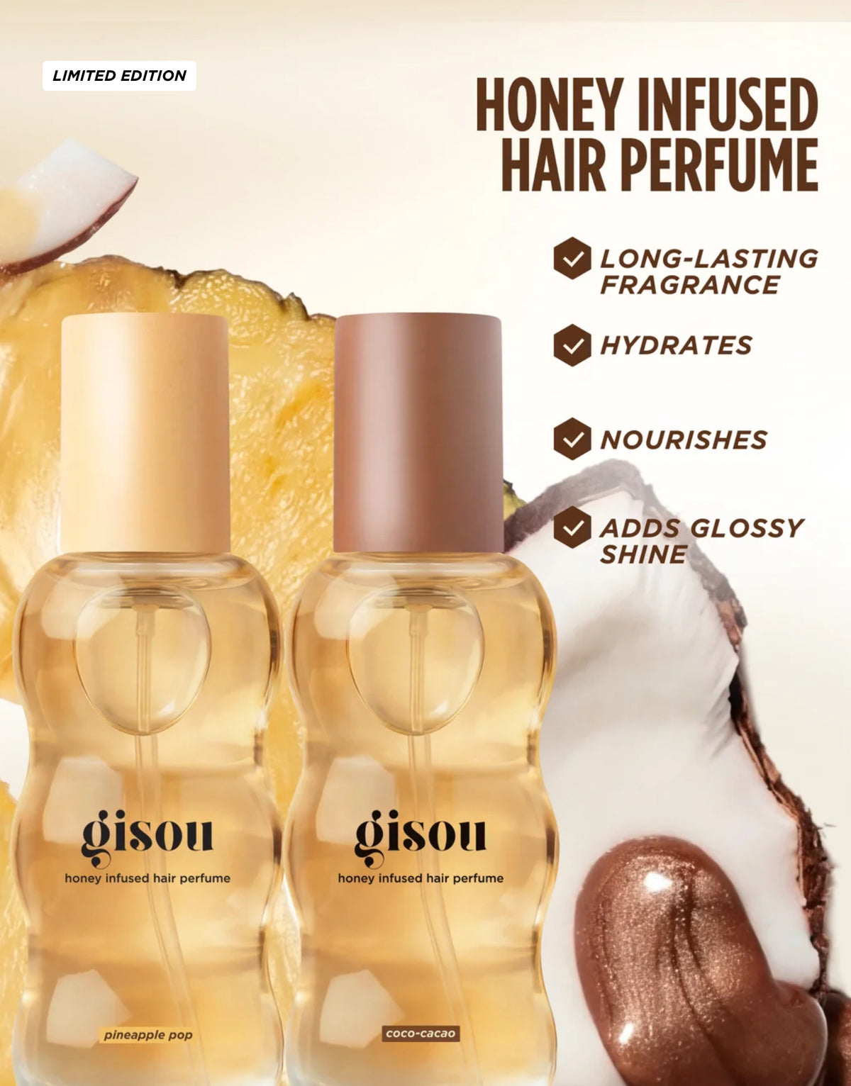 GISOU HONEY INFUSED HAIR PERFUME - LImited Edition- Coco Cacao