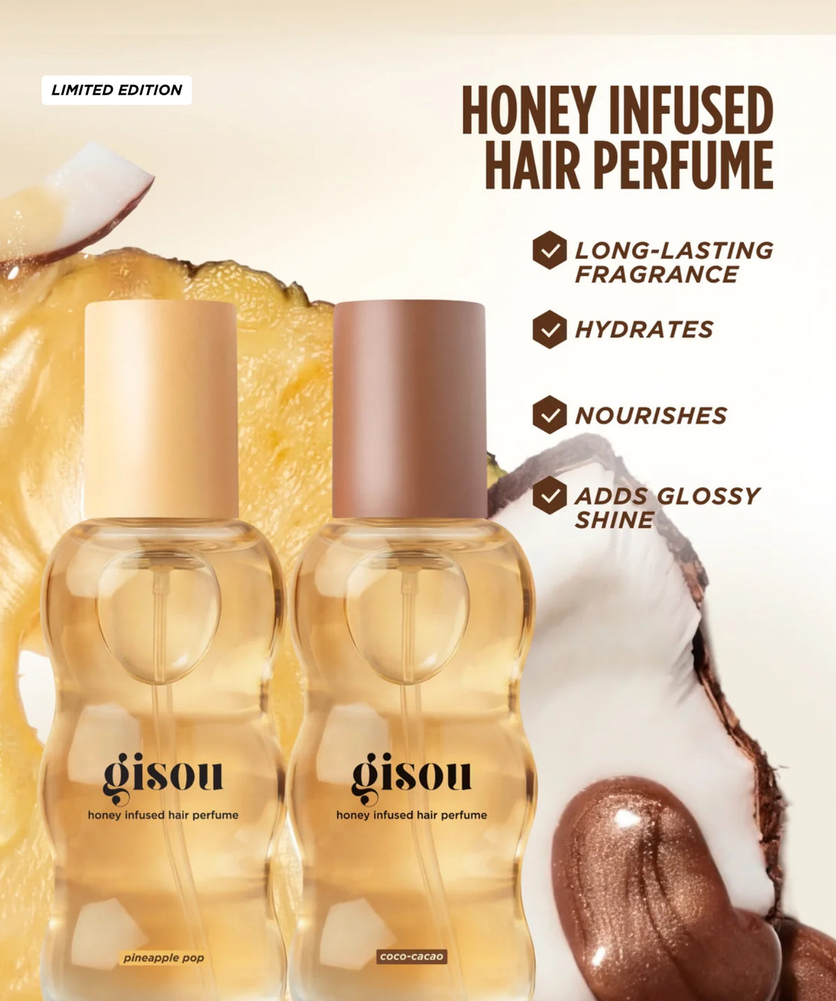 GISOU HONEY INFUSED HAIR PERFUME - LIMITED EDITION - Pineapple pop
