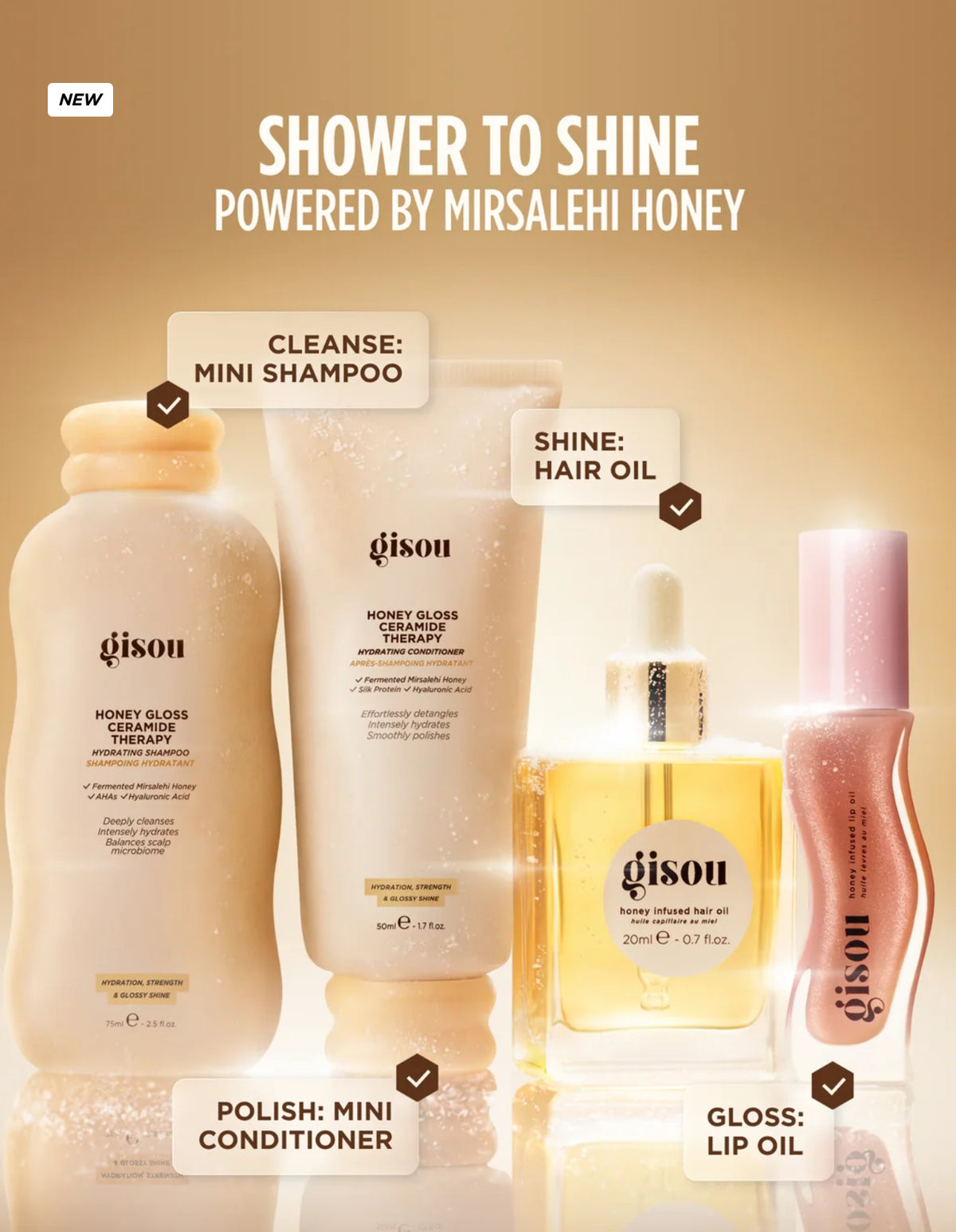 GISOU SHOWER TO SHINE KIT *PRE ORDER*