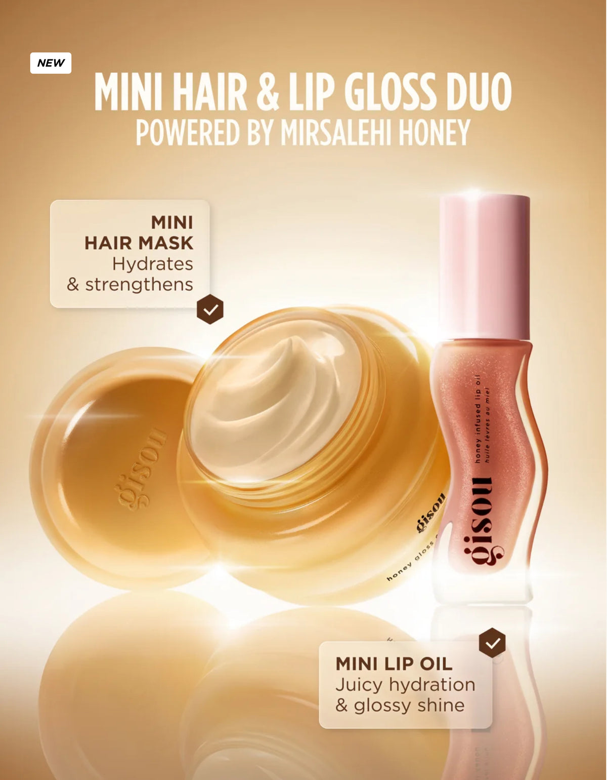 GISOU MINI GLOSS DUO *PRE ORDER*